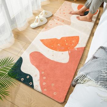 360Home Teppich Bettvorleger aus Vlies Schlafzimmer Grapefruit Design